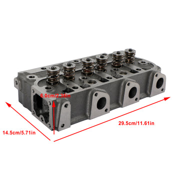 Complete Cylinder Head+Gasket For Kubota D1105 RTV1100 RTV1100CW9 RTV1140CPX - 0