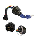 Ignition Switch 82826806 87304791 For New Holland TT45A TT50A TT60A With 2Keys-5