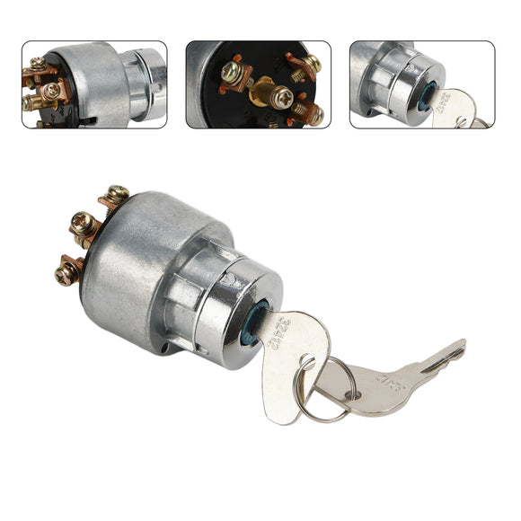 Ignition Switch W/2 Keys 66021-55140 35260-31852 Fits For Kubota M4030 M4800