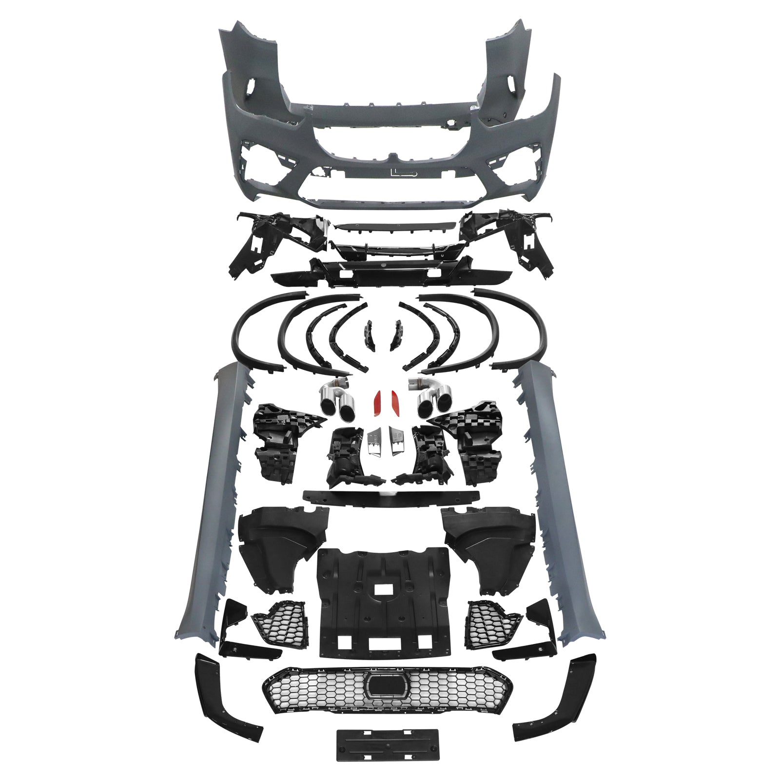 BMW 2018+ X5 G05 Upgrade X5M F95 2022 Kit carrosserie pare-chocs avec calandre 9481787 63117933339