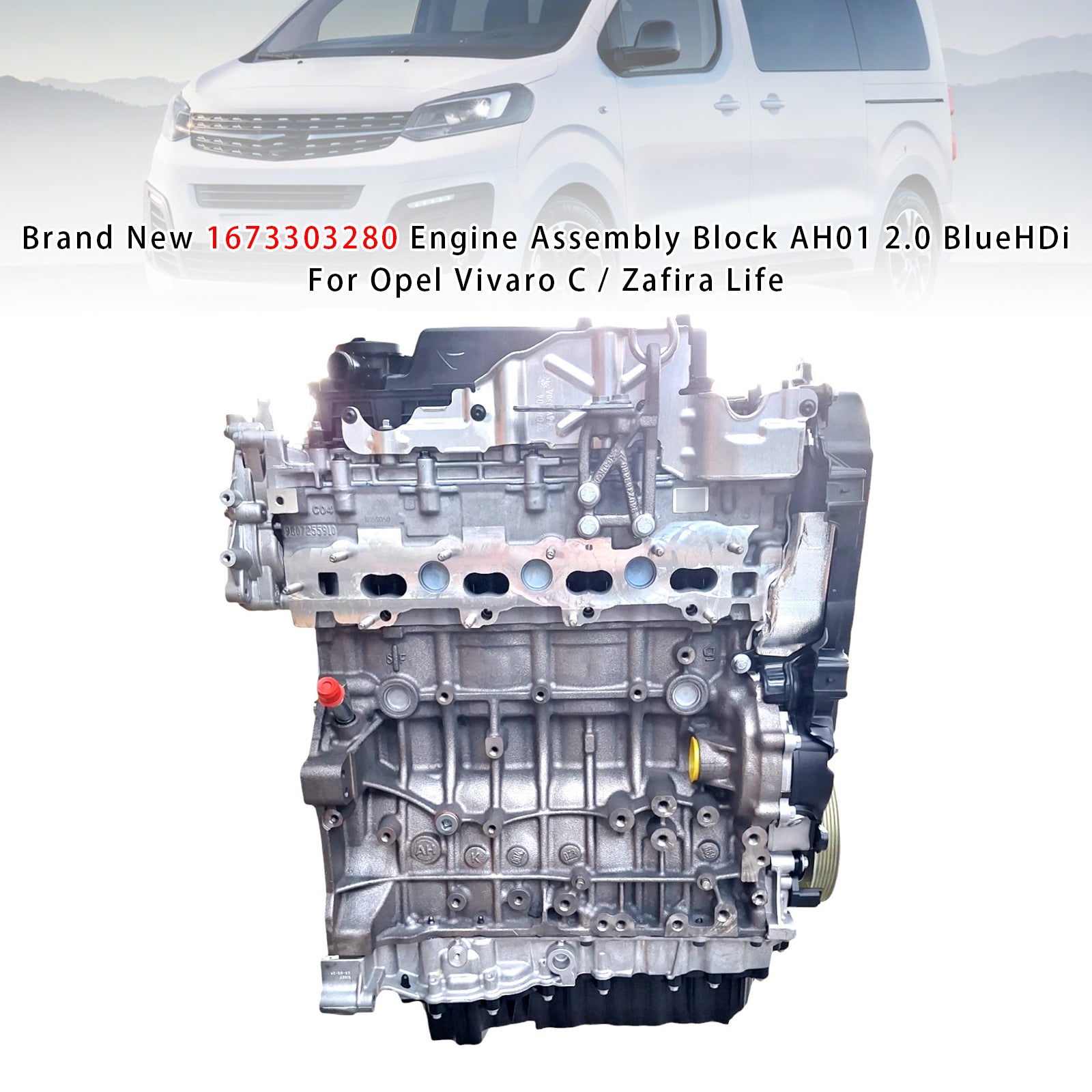 Brand New 1673303280 Engine AH01 2.0 BlueHDi For Opel Vivaro C / Zafira Life - 0