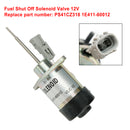 PS41CZ318 1E411-60012 Fuel Stop Solenoid 12V For Kubota 325 Engine D902 Z482-4