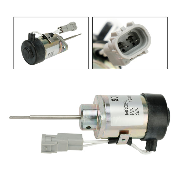 PS41CZ318 1E411-60012 Fuel Stop Solenoid 12V For Kubota 325 Engine D902 Z482