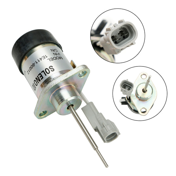 PS41CZ318 1E411-60012 Fuel Stop Solenoid 12V For Kubota 325 Engine D902 Z482