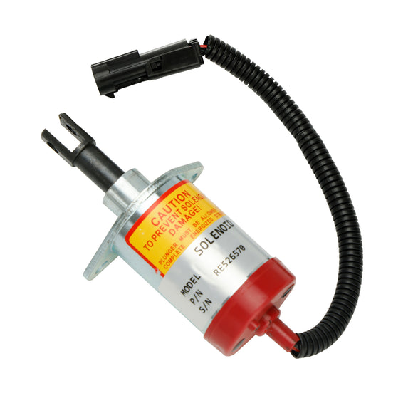 Fuel Shut Off Solenoid Valve RE526570 For John Deere 315 317 320 325 328 CT315