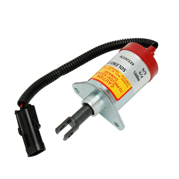 Fuel Shut Off Solenoid Valve RE526570 For John Deere 315 317 320 325 328 CT315