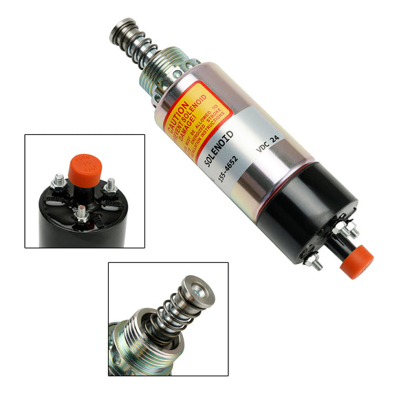 8C-3663 155-4652 125-5772 Shut Off Solenoid For CAT 3126 3114 3116 24V