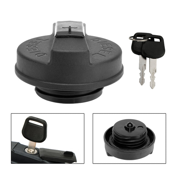 Fuel Tank Cap 332/F4780 331/11403 For JCB Backhoe Loader 3C 3CX 3D With 2 Keys