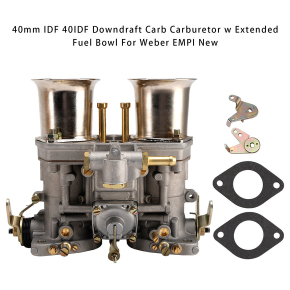 Weber EMPI 40mm IDF 40IDF Downdraft Carb Carburetor w Extended Fuel Bowl
