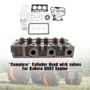 Complete Cylinder Head+Gasket Kit For Kubota D902 RTV900 Tractort 1G962-03045-2