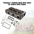 Complete Cylinder Head+Gasket Kit For Kubota D902 RTV900 Tractort 1G962-03045-3