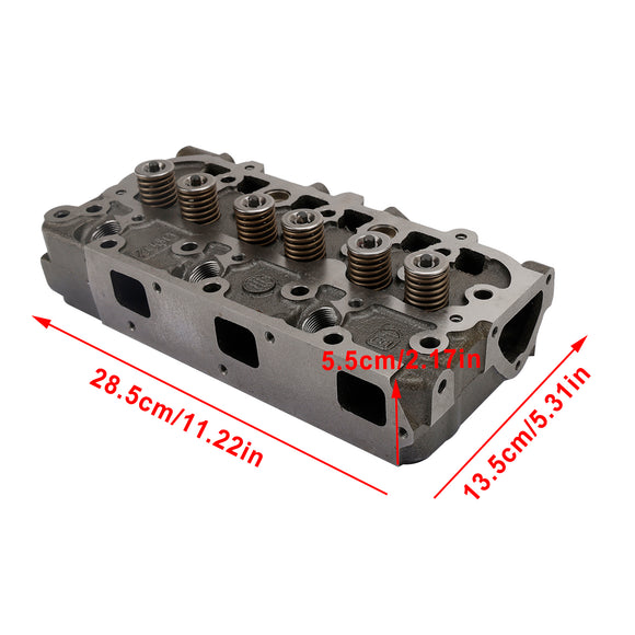 Complete Cylinder Head+Gasket Kit For Kubota D902 RTV900 Tractort 1G962-03045