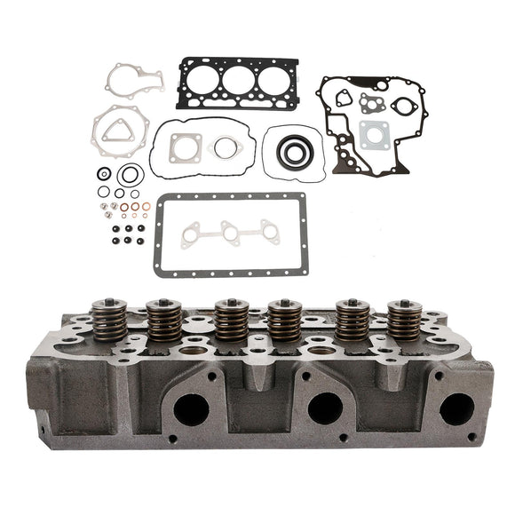 Complete Cylinder Head+Gasket Kit For Kubota D902 RTV900 Tractort 1G962-03045