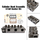 D1305 Complete Cylinder Head Assy+Gasket For Kubota B2710HSD F3060 Tractor-6