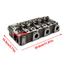 D1305 Complete Cylinder Head Assy+Gasket For Kubota B2710HSD F3060 Tractor-7