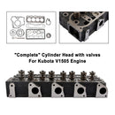 Complete Cylinder Head Assy+Gasket Kit For Kubota V1505 V1505D 1G091-03044-3