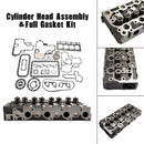 Complete Cylinder Head+Gasket Kit For Kubota V1902 Holland Skid Steer L555 L553-5