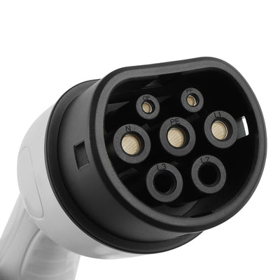 Tragbares EV-Ladegerät Typ 2, 8 Meter Kabel, 3-poliger UK-Stecker, 13 A, Neujahrsverkauf - 0