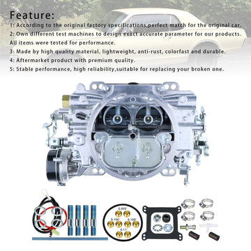 Ford Chrysle Chevrolet 4 BBL Electric Choke 1409 Carburetor For Edelbrock Performer 600 CFM Carb 1409-600 - 0