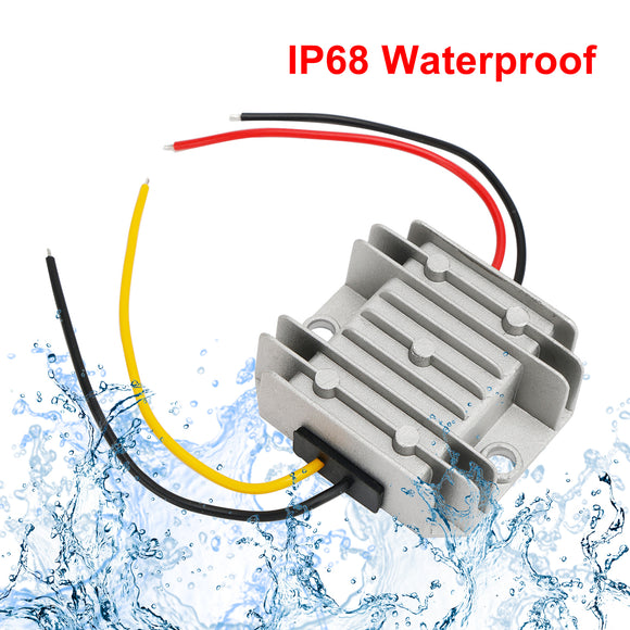 WaterProof 12V/24V to 5V 5A 25W Step Down DC/DC Power Converter Regulator