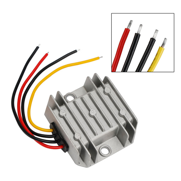 WaterProof 11-90V to 5V 5A 25W Step Down DC/DC Power Converter Regulator