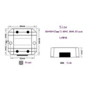 Waterproof DC/DC Converter Regulator 12V Step Up to 13.8V 3A 41.4W-7