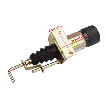 Fuel Shut Off Solenoid 366-07197 SA-3405T For Lister Petter 12V 1502-12C7U2B2S1 - 0
