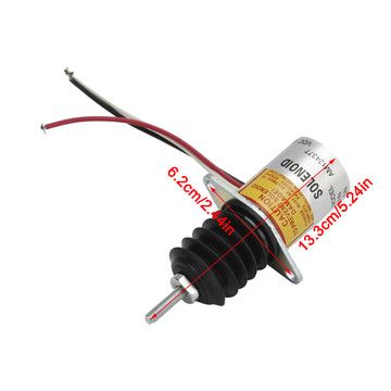 AM124379 AM124377 12V Fuel Shutoff Solenoid For John Deere 655 755 856 - 0