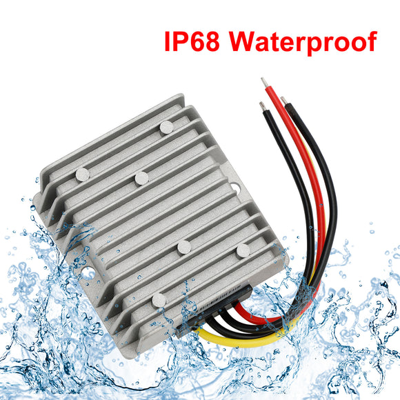 WaterProof 20-72V to 12V 25A 300W Step Down DC/DC Power Converter Regulator