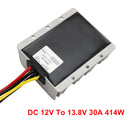 Waterproof DC/DC Converter Regulator 12V Step Up to 13.8V 30A 414W-8