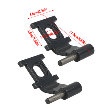 2PCS 7193725 Cab Door Hinge Compatible With Bobcat S630 S650 S740 T650 T740 - 0