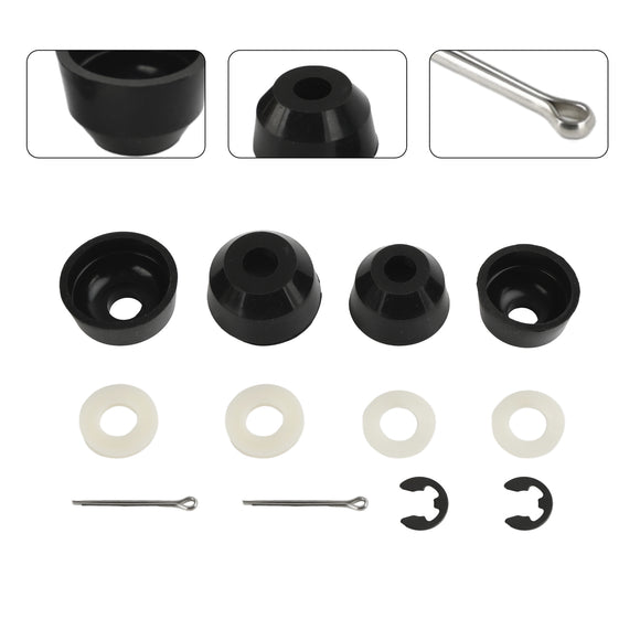 Kubota BX GR Inner/Outer Tie Rod Poly Boots Upgrade Kit