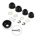Kubota BX GR Inner/Outer Tie Rod Poly Boots Upgrade Kit-6