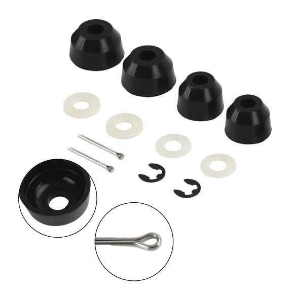 Kubota BX GR Inner/Outer Tie Rod Poly Boots Upgrade Kit