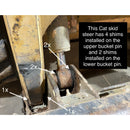 Cat Kubota Deere Komatsu Excavator And Skid Steer Bucket Pin Shim Kit 40mm-5