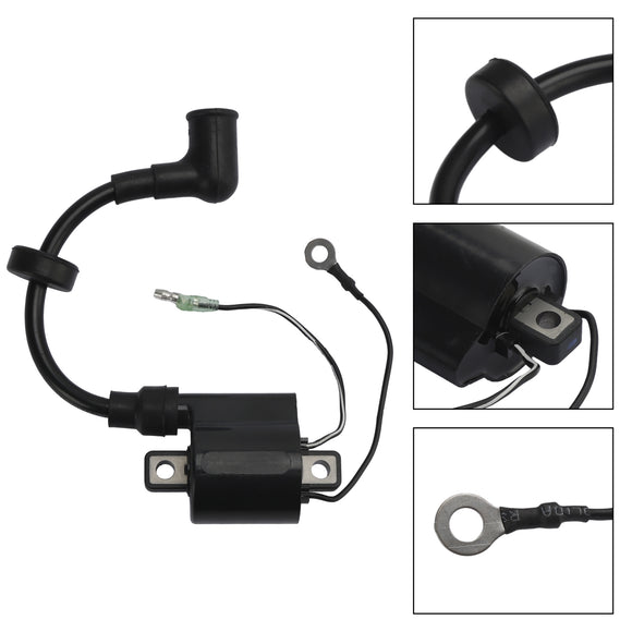 Ignition Coil fit for Yamaha 25HP 25J ETOS/L 30HP 30D MHS/L MS/LH 6J8-85570