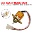 Fuel Shut Off Solenoid Valve Fits For Yanmar 1503ES-12S5SUC5S 119653-77950-5