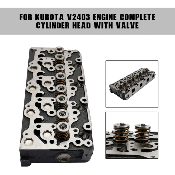 New InchCompleteInch Cylinder Head Fits For Kubota V2403 Engine With Valves