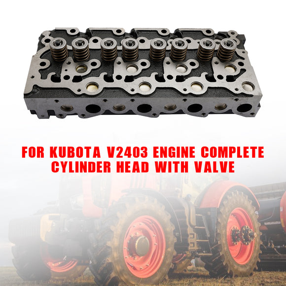 New InchCompleteInch Cylinder Head Fits For Kubota V2403 Engine With Valves