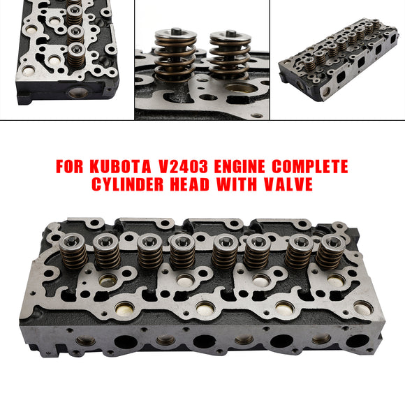 New InchCompleteInch Cylinder Head Fits For Kubota V2403 Engine With Valves