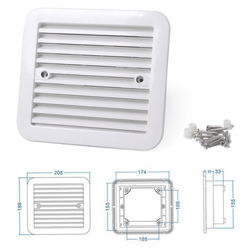 Silent 12V Exhaust Fan for RV and Trailer offering Efficient Air Cooling and Ventilation Solutions - 0