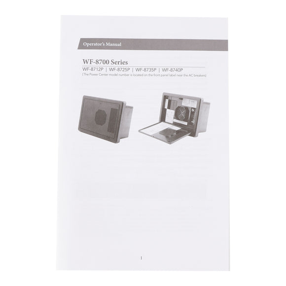 WF-8735-AD RV Converter Charger 30 Amp Power Center Support Auto Detect RV