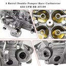 Carburateur de course à double pompe 4 corps 650 pi3/min BR-67199-2