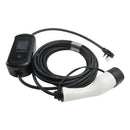 Tragbares EV-Ladegerät Typ 2, 10 Meter Kabel, 3-poliger UK-Stecker, 13 A, einstellbar-6