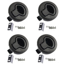 4 × porte de bateau de camping-car, remplacement du loquet à claquement, trappe de 2 pouces, loquet de traction rond de pont de 1/2 pouces-8