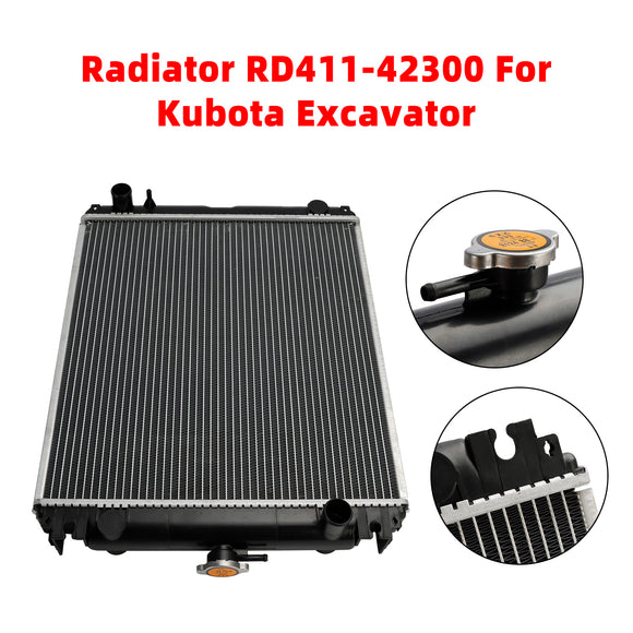RD411-42300 Radiator For Kubota KX121-3S KX161-3 U50-3 U45-3ST U45-3 Excavator