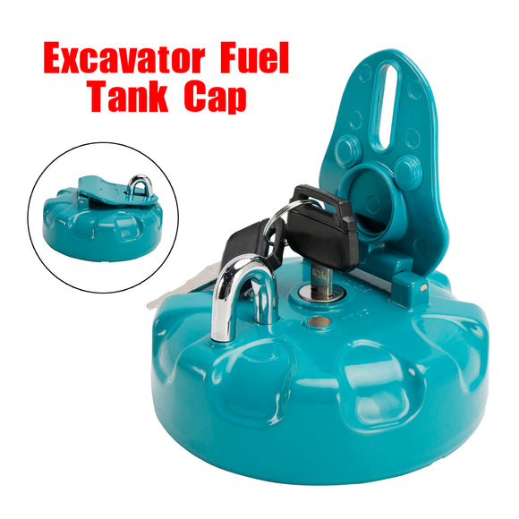2444R1047 2246U260F1 Fuel Cap With 2 Keys For Kobelco SK200 SK100 SK300 SK120