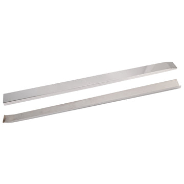 2 Pcs Stainless Steel RV Camper Slide Out Skis Set Slide Out Stabilizers Slideout Glide Kit