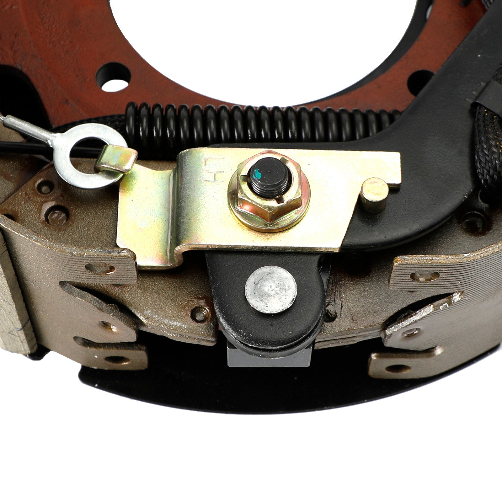 Self-Adjusting 12-1/4" Electric Trailer Brake Kit with Shields - Left/Right Hand for 10K Capacity