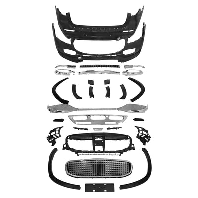 Mercedes Benz 2020-2022 GLS X167 Upgrade To Maybach 680 Style Body Kit Bumper